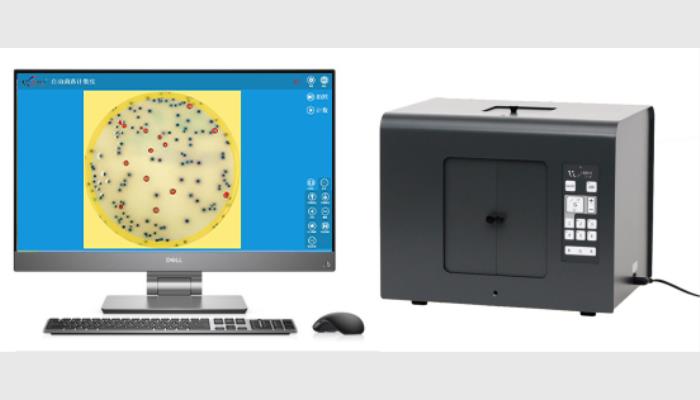 萬深HiCC-B1型全自動菌落計數儀，又稱菌落計數儀，自動菌落計數儀，菌落計數器。由電腦、自動菌落計數軟件、背光成像裝置組成。主要用于微生物、菌落總數的自動計數分析，快速、有效替代半自動計數菌落的落后工作方式。已成為千家萬戶微生物室必備的、隨手拍自動計數的通用工具。